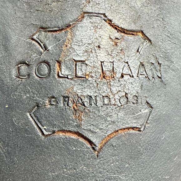 Cole Haan Men's Brown Leather Cap Toe Waterproof Slip On Ankle Boots Size 7.5 - Picture 7 of 7